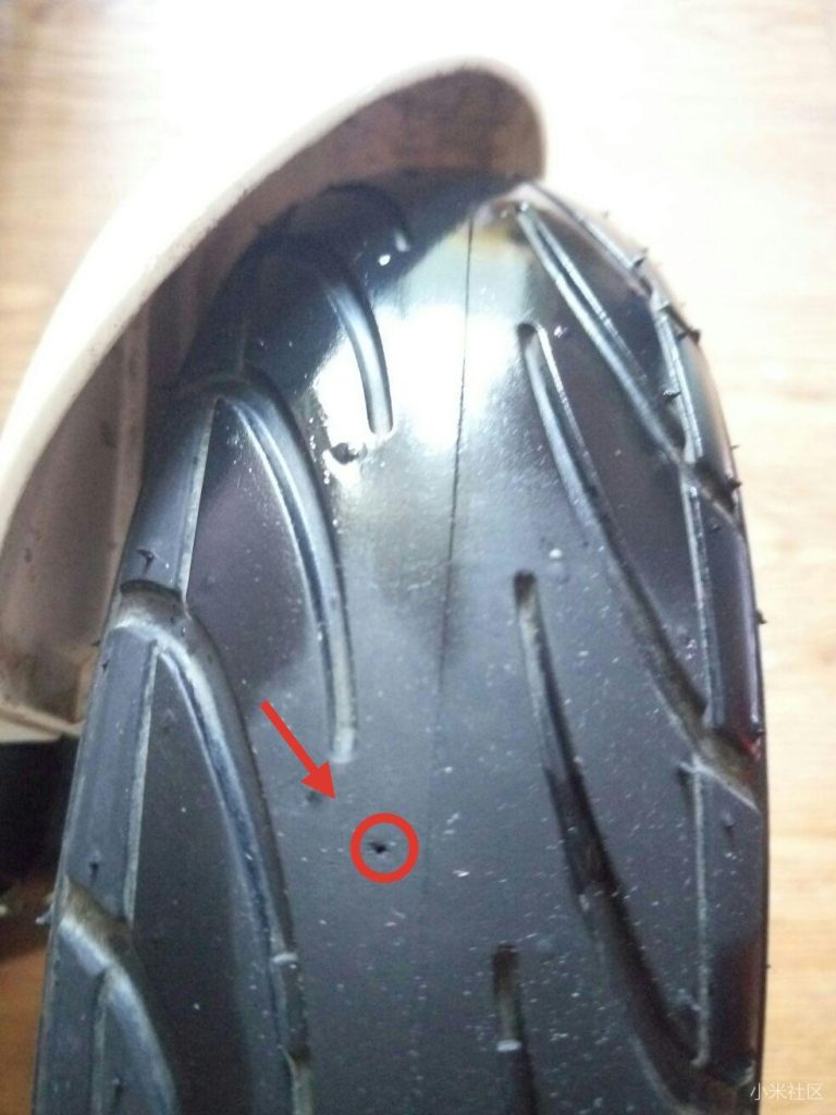 mini pro segway scooter punctured hole